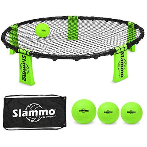 GoSports Slammo Game Set (Includes 3 Balls, Carrying Case and Rules) - Tropically Inclined