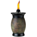 TIKI Brand 64-inch Resin Jar Torch 4-in-1 Stone Color - Tropically Inclined