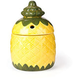 Pineapple Ceramic Tiki Mug with Lid - 12 oz - Tropically Inclined