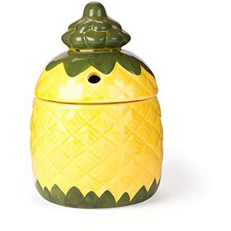 Pineapple Ceramic Tiki Mug with Lid - 12 oz - Tropically Inclined