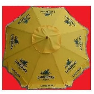 LANDSHARK LAGER BEER PATIO UMBRELLA MARKET STYLE NEW - Tropically Inclined