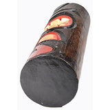 HAND CARVED BEAUTIFUL POLYNESIAN HAWAIIAN TIKI TOTEM POLE STATUE 19.5-20 INCHES TALL - Tropically Inclined