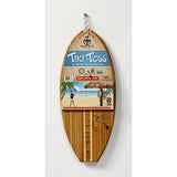 Hook And Ring Toss Game – 100% Bamboo Party Game For Indoor or Outdoor Family Fun –  Tiki Toss Hawaiian Island Edition (All Parts Included) - Tropically Inclined