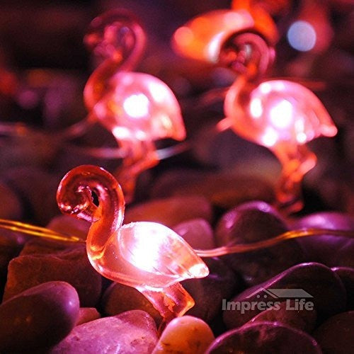 Red Flamingo String Lights By IMPRESS LIFE - Tropically Inclined