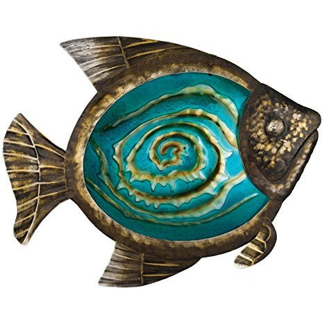 Regal Art &Gift Bronze Fish Wall Decor, 17-Inch - Tropically Inclined