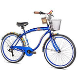 Margaritaville Coast Is Clear Men's Beach Cruiser Bike, 26-Inch - Tropically Inclined
