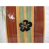 Solid wood wall hanging decorative surfboard for a Hawaiian beach surfing tropical coastal decor by Tiki Soul - Tropically Inclined
