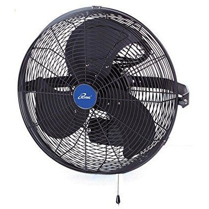 iLIVING ILG8E14-15 Wall Mount Outdoor Waterproof Fan, 14", Black - Tropically Inclined