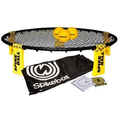 Spikeball Combo Meal - As Seen On Shark Tank TV - 3 Ball Set, Drawstring Bag, And Rule Book - Tropically Inclined