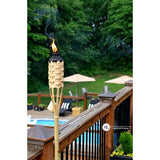 TIKI Brand 57-Inch Luau Bamboo Torch - 12 pack - Tropically Inclined