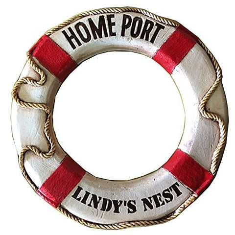 Nautical Home Port Life Ring Personalized - Tropically Inclined