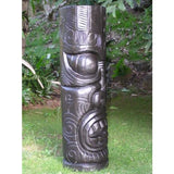 SMOKING TIKI BLACK TIKI TOTEM - 40" TIKI DECOR - Tropically Inclined