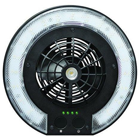 Caravan Sports DFL01055 3-In-1 Multifunctional Outdoor Combo Disc Fan Light, Black - Tropically Inclined